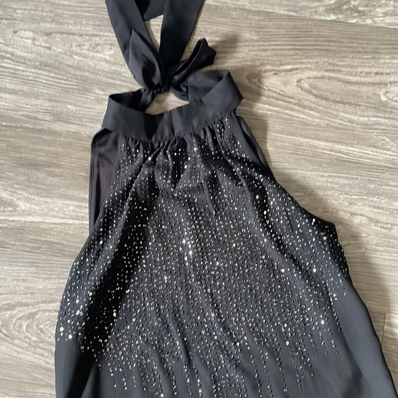 BCX elegant halter top with bow - Picture 2 of 5